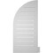 Ekena Millwork Quarter Round Top Right Surface Mount PVC Gable Vent w/ 2"W x 2"P Brickmould Sill Frame, 16"W x 34"H GVPQR16X3403SF - alternate 4